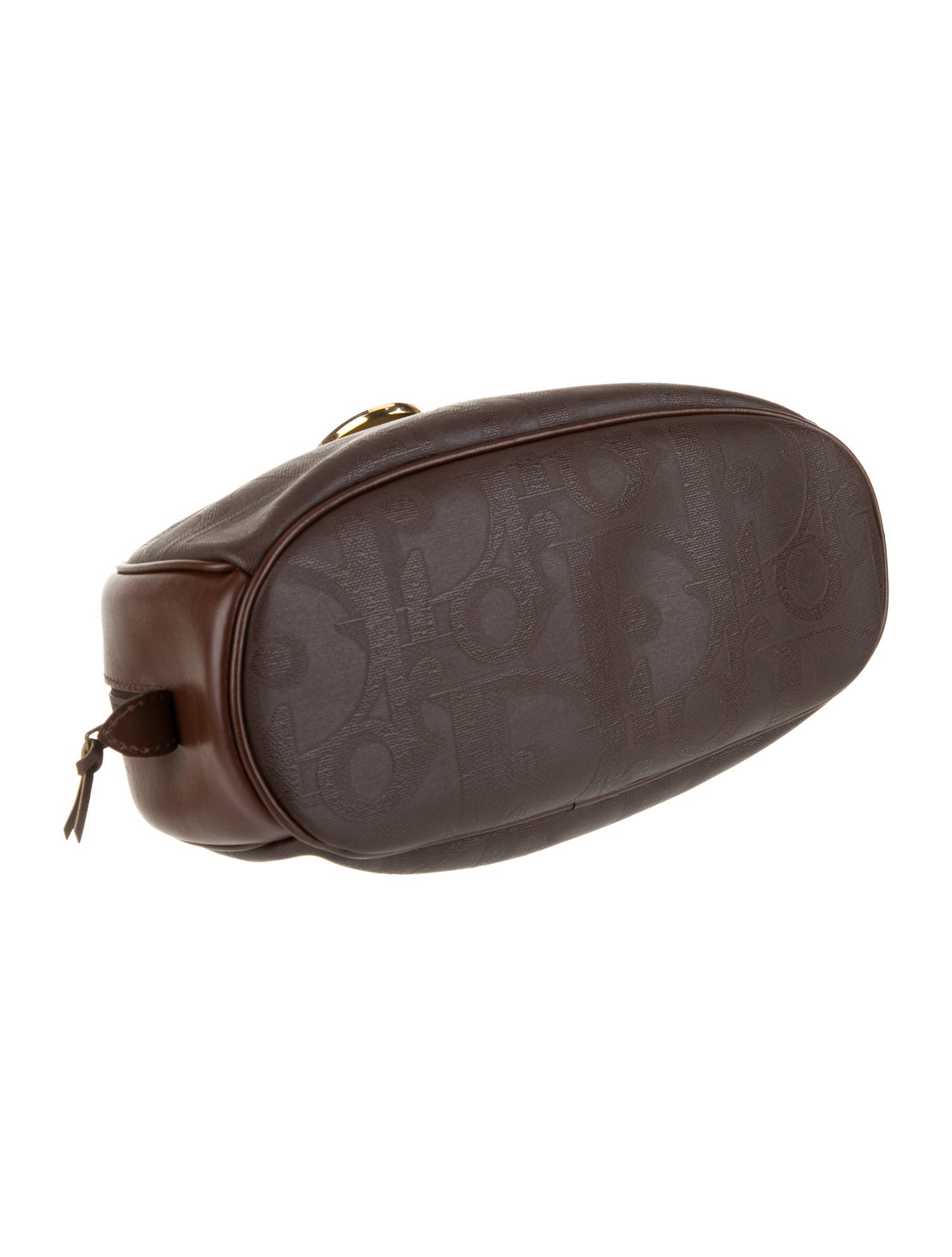 Christian Dior Leather-Trimmed Cosmetic Bag